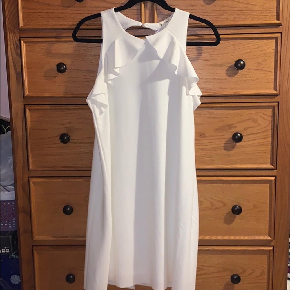 Boutique White Dress, M